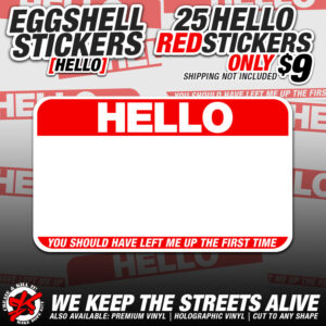 HELLO EGGSHELL BLANKS