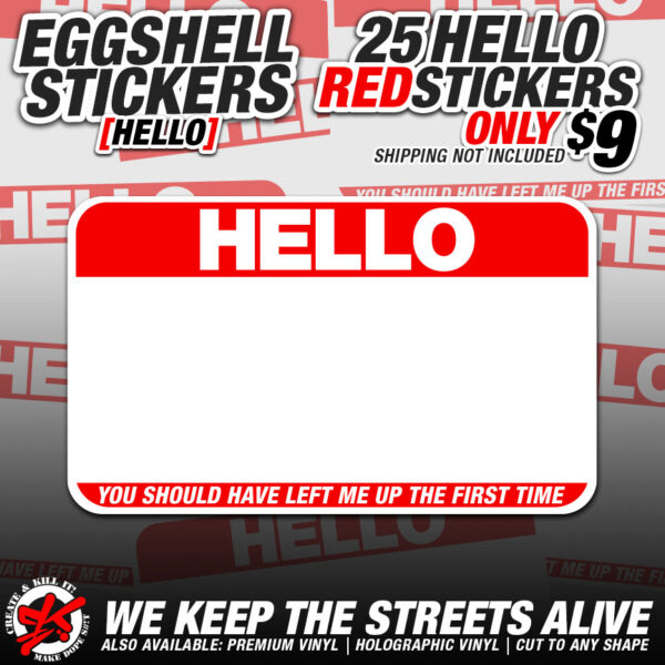 HELLO EGGSHELL BLANKS