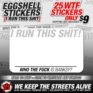 I RUN THIS SHIT EGGSHELL BLANKS