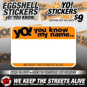 YO! YOU KNOW MY NAME EGGSHELL BLANKS