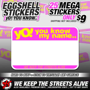 YO! YOU KNOW MY NAME EGGSHELL BLANKS