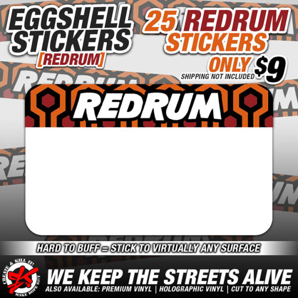 REDRUM EGGSHELL BLANKS