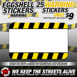WARNING EGGSHELL BLANKS