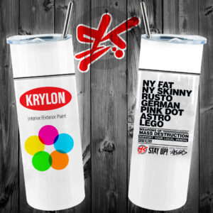 KRYLON & CAPS DRINK TUMBLER