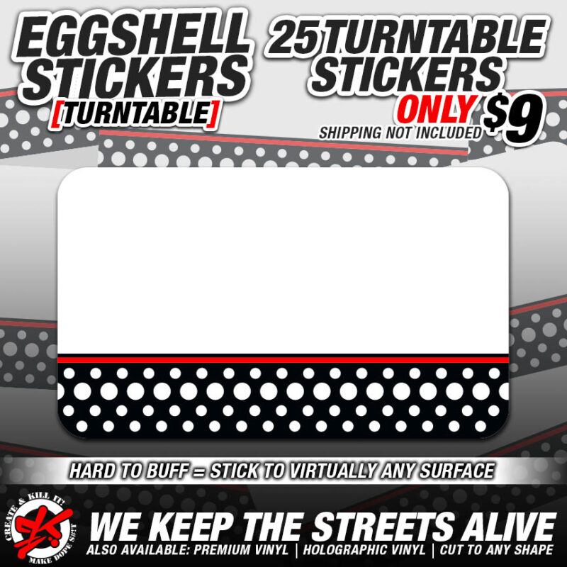 TURNTABLE EGGSHELL BLANKS