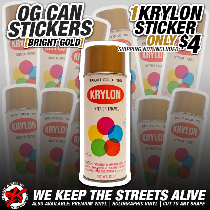 KRYLON OG SPRAY CAN BRIGHT GOLD