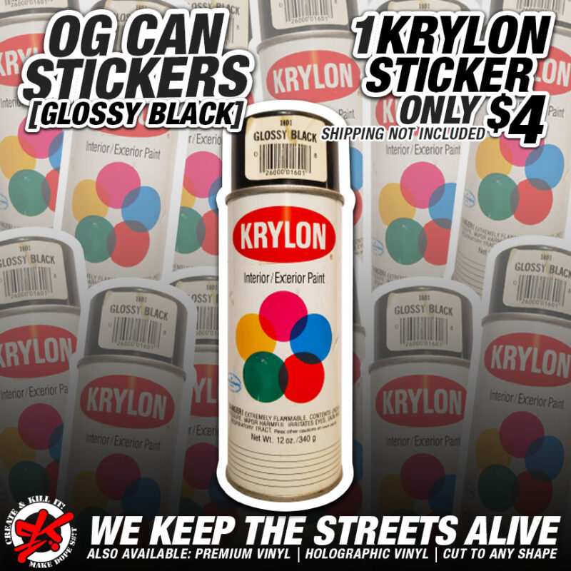 KRYLON OG CAN GLOSSY BLACK