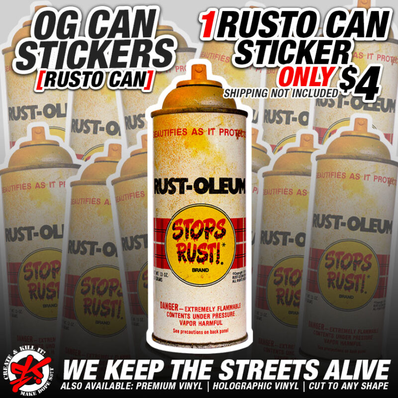 RUSTO OG CAN STICKER