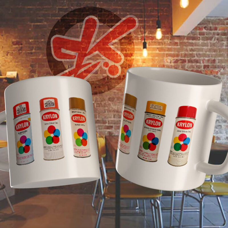KRYLON CANS COFFEE MUG