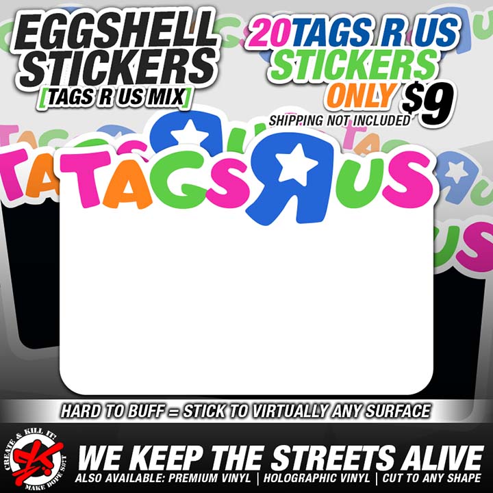 TAGS R US MIX EGGSHELL BLANKS
