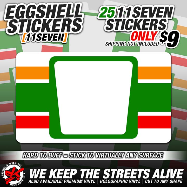 11SEVEN EGGSHELL BLANKS