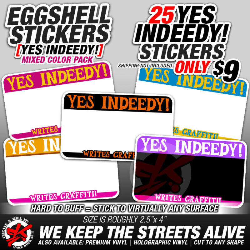 YES INDEEDY! MIXED EGGSHELL BLANKS